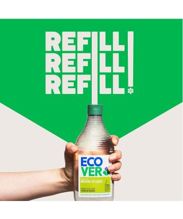 Ecover Lemon & Aloe Washing Up Liquid Refill - 15L Eco-Friendly Solution - Buy Online on SooperMarket.com