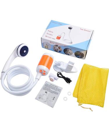 Iron Hammer Portable Rechargeable Camp Shower with Water Valve - Ideal for Camping, Pet Grooming - Buy Online on SooperMarket.com