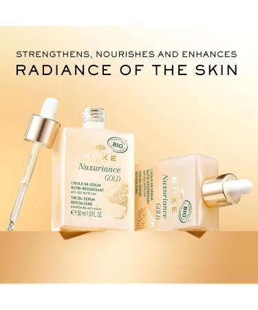 NUXE Nuxuriance Gold Nutra-Revitalising Oil-Serum | Age-Defying Hydration & Nourishment | Brightens & Firms Aging Skin | 1 fl. oz. - International Shipping Available - Buy Online on SooperMarket.com