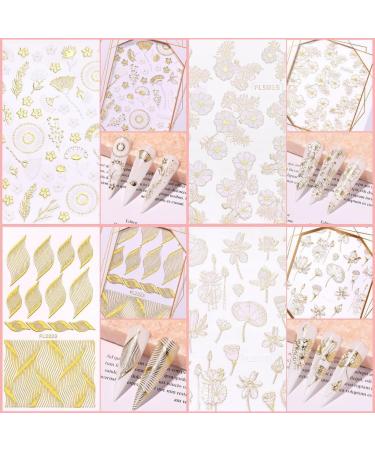 3D Nail Art Decorations Kit Nail Dotting Pen Color-Nail Rhinestones Nail Glitter Pink - Buy Online on SooperMarket.com