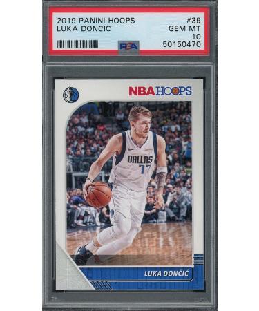 Luka Doncic 2019 Panini Hoops Basketball Card #39 Graded PSA 10