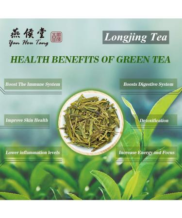 Yan Hou Tang Chinese Longjing West Lake Dragon Well Green Tea 250g - Premium Loose Leaf Leaves - Buy Online on SooperMarket.com