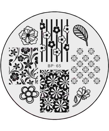 STAMPING STENCIL # BP-65 Flowers blossoms leaves