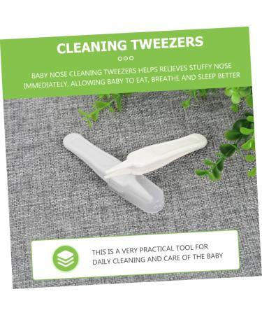 SECFOU 5pcs Baby Navel & Nose Cleaner Clip Tweezers Set - Ear Cleaning Gadgets - Buy Online on SooperMarket.com