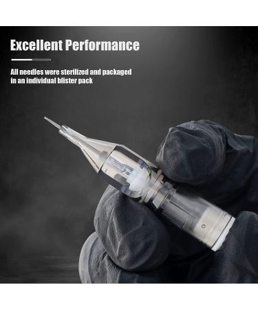 EZTAT2 Revolution Tattoo Cartridge Needles 5RL #12 - 20Pcs Standard Round Liner Long Taper with Membrane for Tattoo Machine - Buy Online on SooperMarket.com
