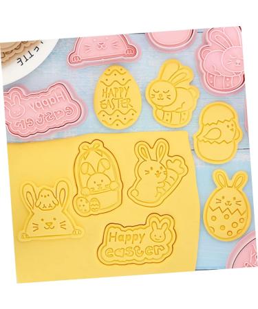 PRETYZOOM Mini Silicone Molds 8 pcs Cookie for Easter Cartoon Moulds Creative Design Cake Themed Dessert Pp DIY Baking Shape - Buy Online on SooperMarket.com