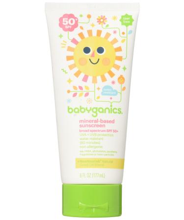 BBY12108EA - Babyganics Mineral-Based Sunscreen Lotion 50 SPF 6 oz