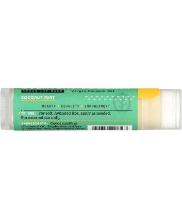 Alaffia Coconut Mint Lip Balm - 0.15 oz | Natural Hydration & Refreshing Flavor - Buy Online on SooperMarket.com
