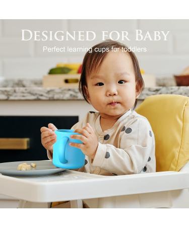 ACIDALIE Silicone Baby Cup - 5oz Training Cup for 6m+ Babies - Pink Toddler Learning Cup - Buy Online on SooperMarket.com