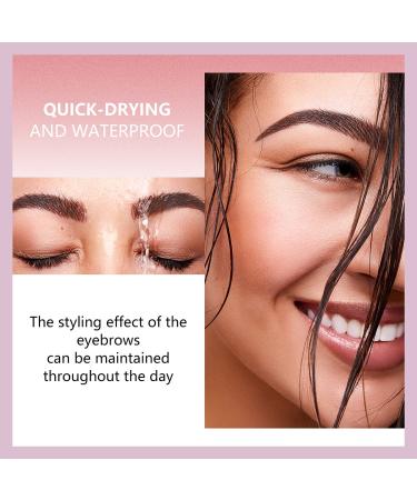 LSxia Double-headed Eye Brow Wax Pen - 2 in 1 Clear Gel Pencil with Comb, Waterproof Brow Styling for 3D Eyebrows makeup - Buy Online on SooperMarket.com