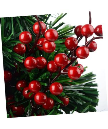 ABOOFAN 20 Pcs Christmas Imitation Fruit Holly Christmas Berries Christmas Flower Pick Christmas Berry Picks Home Decor Plants Decor Cherry Stems Party Supplies Foam Cherry Fruit Banquet - Buy Online on SooperMarket.com