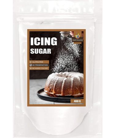 QURA Powdered Icing Sugar for Baking Glazing Frosting Cakes 400g