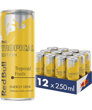 Red Bull Energy Drink 473ml x 12 & Energy Drink Tropical Edition 250ml x 12 + Energy Drink - Buy Online on SooperMarket.com