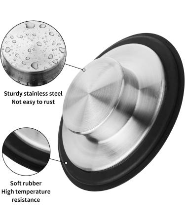 Convenient Sink Stopper Plug Easy To UseKitchen Sink Stopper Strainer Garbage Disposal Plug Stainless Steel Drain Stopper - Buy Online on SooperMarket.com