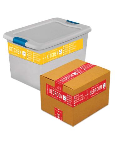 Smart Move Fragile Moving Tape - Color Coded Labeling Tape for Home Moving & Storage | 1.76 x 90ft - Buy Online on SooperMarket.com