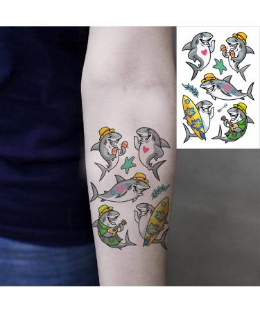 PHOGARY Kids Temporary Tattoos - Sea World Theme (20 Sheets) Marine Life Patterns - Fish, Shark, Turtle, Seahorse, Sea Star, Octopus, Crab - Fake Waterproof Tattoos for Boys and Girls - Buy Online on SooperMarket.com