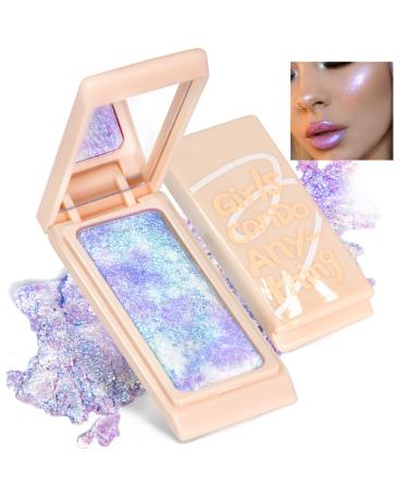 HOSAILY Shimmer Face Highlighter Palette Powder Glitter Highlighter Contouring Makeup Creamy Inner Corner Eye Highlighter Illuminator for Brighten Eye Face Cheek Highlighter Concealer Palette (1) 1 Ounce (Pack of 1)
