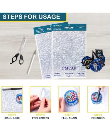 PMCaf Double-Sided Patch Adhesive Kit for Girl and Boy Scouts - Cut to Fit Freestyle Patches - Patch Magic Adhesive Included - Buy Online on SooperMarket.com