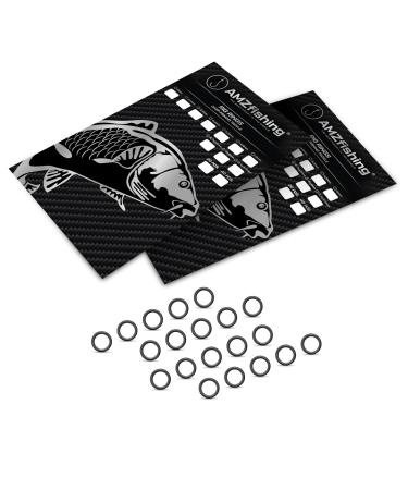 NEW AMZFISHING 20x Rig-Ring |Carp accessories |Carp accessories |Carp fishing |Fried fisheries |Fishing ring |Fishing accessories (20 Tear Drop S (2.7x3.5mm)) Tear Drop S (2.7x3.5mm) 20
