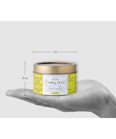 CHILL TEA Tokyo Yuzu Citrus Green Tea - Japanese Loose Leaf Blend for Relaxation - Yuzu Flavour - 30g - Buy Online on SooperMarket.com