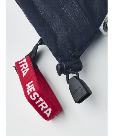 Hestra Army Leather Heli Ski Junior Mitt | Waterproof Insulated 3-Finger Kids Gloves - Navy 5 - Buy Online on SooperMarket.com