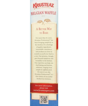 Krusteaz Belgian Waffle Mix 5lbs (2-Pack) - Restaurant Quality - Buy Online on SooperMarket.com