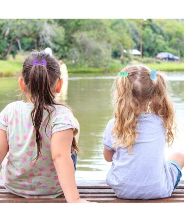 20 Pieces Colored Elastic Hair Rope Hair Band with Bow Elastic Ponytail Band Cute Hair Styling Accessories Suitable for Playing and Shopping - Buy Online on SooperMarket.com