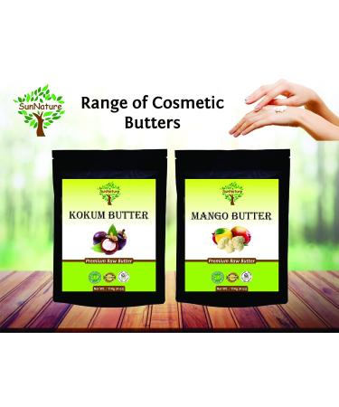 SunNature Kokum Butter - Light Firm Butter for Soap, Lotion Bars, Lip Balm & Body Butter - 4 Oz Scent-Free - Buy Online on SooperMarket.com
