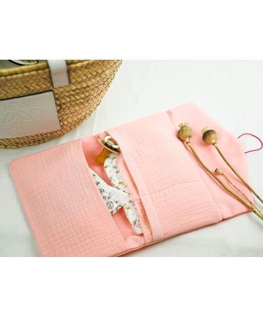 Lilibell Daily Daisy Diaper Bag & Changing Clutch - Blossom Pink | Stylish & Functional Diaper Bag for On-the-Go Parents - Buy Online on SooperMarket.com