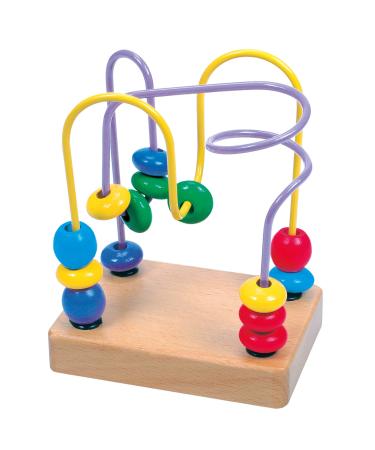 Bino Motoric loop Lupilo toys for children from 1 year (children's toys to promote hand-eye coordination & fine motor skills perfect for on the go & as children's room accessories) multicolored