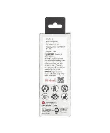 JAPONESQUE Pro Performance Tweezer Slant - Precision Eyebrow Tool - Buy Online on SooperMarket.com