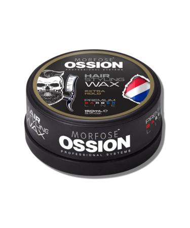 Morfose Barber Wax (Extra Hold) premium hair styling wax for men natural shine simple application durable water-soluble