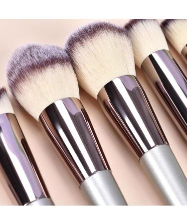 18 Pieces Makeup Brush Set - Essential Beginner Cosmetic Tools for Eyeshadow Blush & Eyelashes | International Shipping - Buy Online on SooperMarket.com