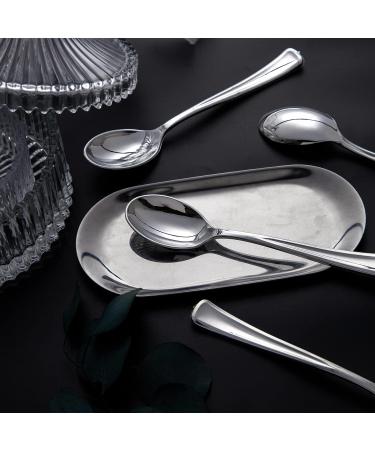 Liacere 200PCS Silver Disposable Spoons - Heavy Duty Silver Dessert Spoons for Wedding & Party - 6.7inch - Buy Online on SooperMarket.com
