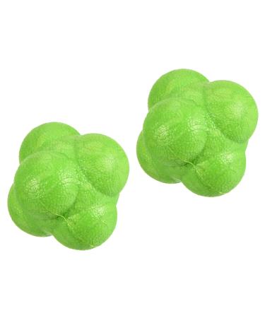 PATIKIL Bounce Reaction Balls, Coordination Training Ball Agility Trainer TPR for Speed Reflex Green