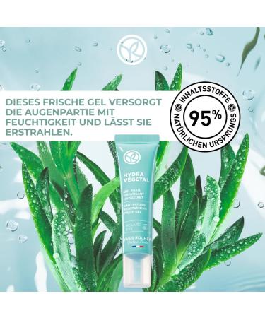 Yves Rocher HYDRA V G TAL Eye Care Gel Cream - Moisturizes Reduces Dark Circles & Puffiness | 15ml Tube - International Shipping Available - Buy Online on SooperMarket.com