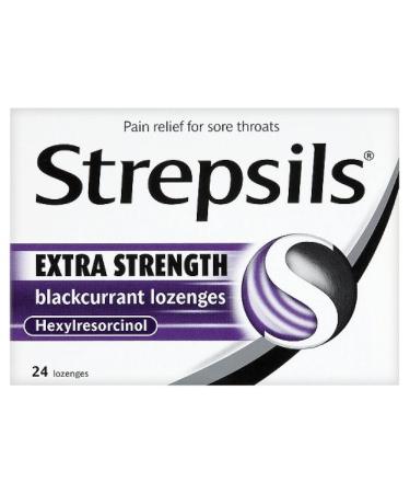 Strepsils Lozenges Extra - Black Cherry 24-Pack