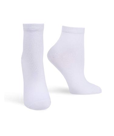 HUE Women's Spasox Heel Gel Sock Casual Socks White One Size
