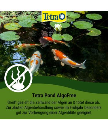 Tetra Pond AlgoFree - 3L Floating Algae Killer for Garden Ponds | Combat Green Water & Filamentous Algae - Buy Online on SooperMarket.com