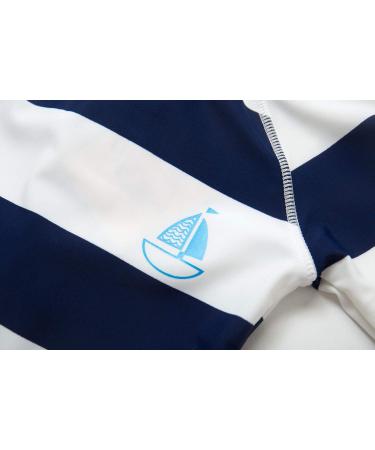 BONVERANO Baby Boys Swimsuit UPF 50+ Sun Protection Navy Stripe 2-3 Years - Buy Online on SooperMarket.com