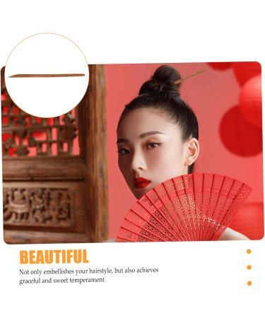 Mikinona Hairpin Hair Sticks for Hair Womens Hair Accessories Traditional Style Hair Sticks Retro Hair Chopsticks Wedding Hair Accessories Hair Pins for Hairstyles Wood Miss Simple Antique - Buy Online on SooperMarket.com
