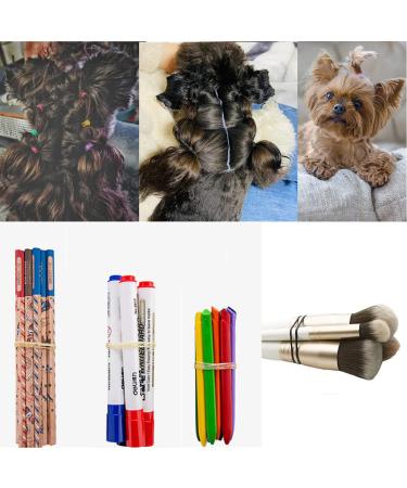 200 Mini Elastic Hair Ties for Girls - Perfect for Braids Dreadlocks & Weddings - Black Hair Accessories - Buy Online on SooperMarket.com