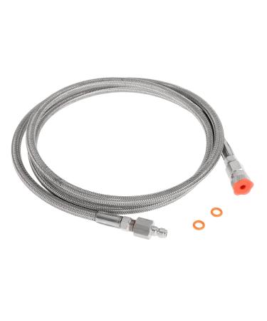 BEAMNOVA Paintball Quick Connect Hose 4500 psi Universal Fill Adapter Quick Disconnect Fitting Accessories 60 inch