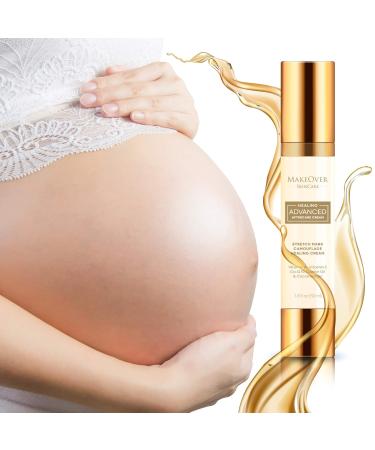 Healing Advanced Aftercare Cream - Organic Stretch Marks & Scar Treatment - Vitamin A E Castor Oil & Cocoa Butter - 50ml Belly Butter for Improved Circulation - Non-Invasive Care - Buy Online on SooperMarket.com