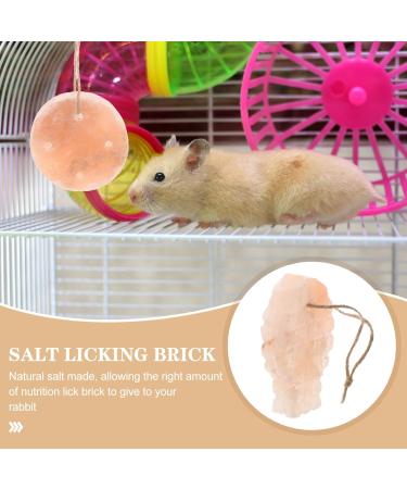 CIYODO Pet Saline Rabbit Salt Licking Blocks Pet Salt Blocks Rabbit Supply Lick Salt Blocks Mineral Saline - Buy Online on SooperMarket.com