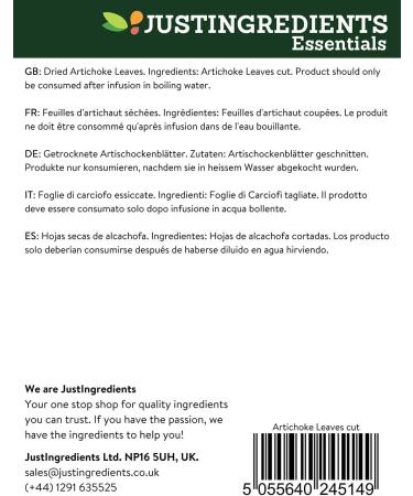 JustIngredients Essentials Artichoke Leaves Cut 1 Kg - Buy Online on SooperMarket.com