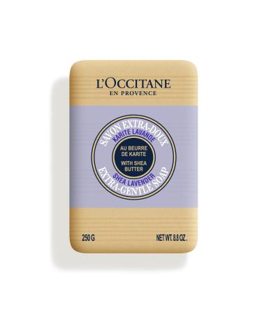 L'Occitane Extra-Gentle Vegetable Based Soap Lavender 8.8 Ounce