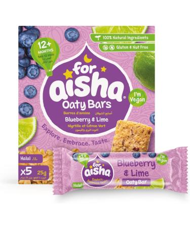 For Aisha Halal Oaty Bars Mixed Case 30 Bars Halal Vegan Nut Free Gluten Free Dairy Free 100% Natural Ingredients Baby Snacks Toddler Snacks - Buy Online on SooperMarket.com