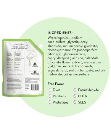 J.R. Watkins Aloe & Green Tea Foaming Hand Soap Refill - 28 fl oz (Pack of 3) | All Natural, Moisturizing, Alcohol-Free, Cruelty-Free, USA Made - Buy Online on SooperMarket.com