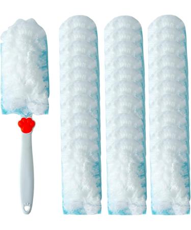Electrostatic Duster with 30PCS Disposable Duster Refills Replacement Dusters for Cleaning 13.4x3.5 Dust Cleaner for Home Office Car Blinds Fans Furniture Cleaning Duster Dusters for Cleani - Buy Online on SooperMarket.com